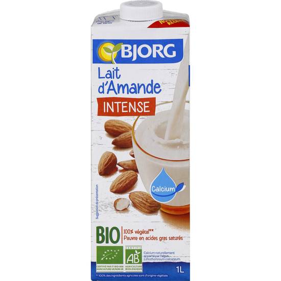 Lait amande intense Bjorg 1 L