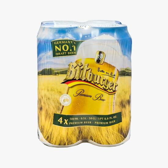 Order Bitburger Premium Pils food online from Santa Monica Liquor store, Santa Monica on bringmethat.com