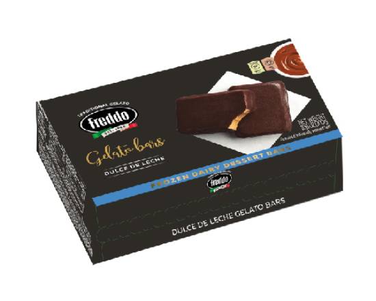 Order Dulce de Leche Bars (6 Units) (300 gm) food online from Freddo Gelato store, Miami on bringmethat.com