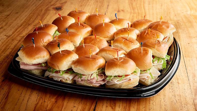 Order Deli Sliders Tray (3750 cal) food online from Jasons Deli store, Murfreesboro on bringmethat.com