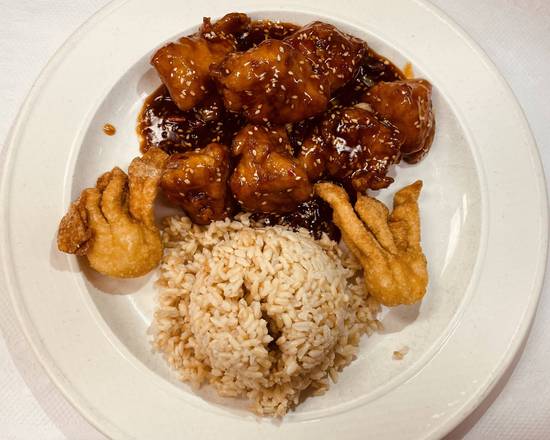 Order (L/C) Sesame Chicken (Spicy) food online from Qin Dynasty store, Houston on bringmethat.com