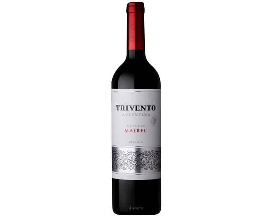 Order Trivento Argentina Malbec 2020, 750mL wine (14.00% ABV) food online from Fresko Market store, Miami on bringmethat.com