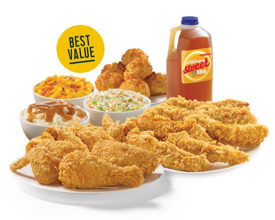 Order 9 Piece Mixed Chicken & Texas Tenders Meal food online from Church's Chicken store, Tampa on bringmethat.com