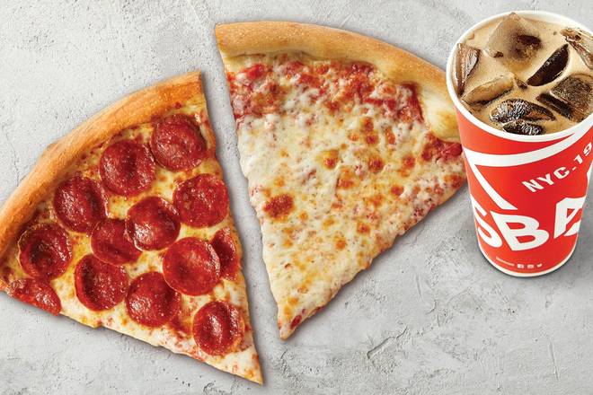 Order 2 Slice Combo food online from Sbarro store, West Nyack on bringmethat.com