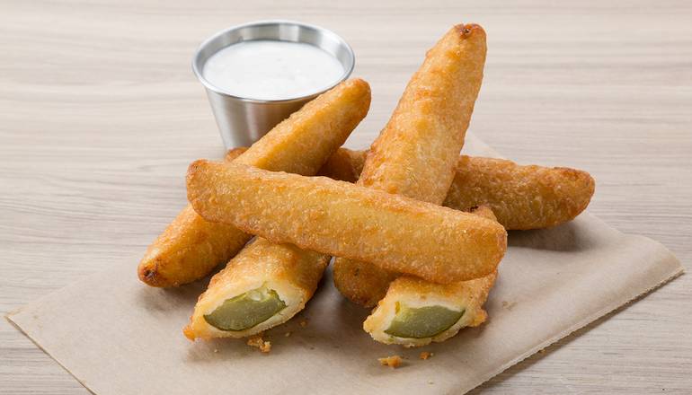 Order Fried Pickle Spears (5) food online from Wing Zone store, Lexington on bringmethat.com
