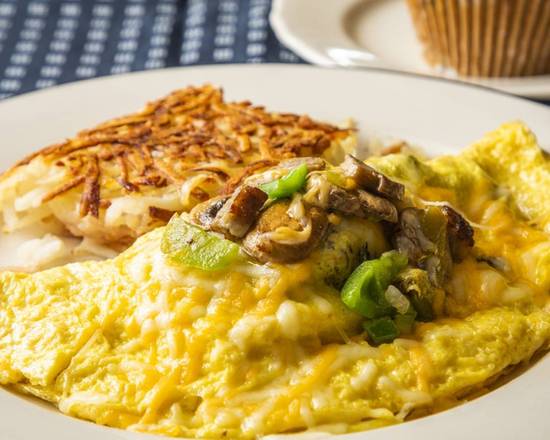 Order Garden Omelette food online from Hof Hut store, Torrance on bringmethat.com