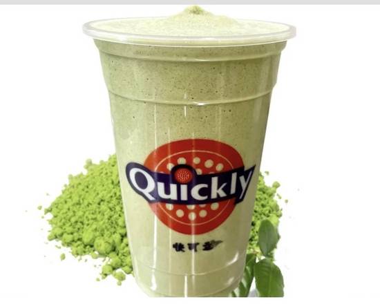 Order Green Tea Smoothie food online from Quickly Boba store, Los Angeles on bringmethat.com