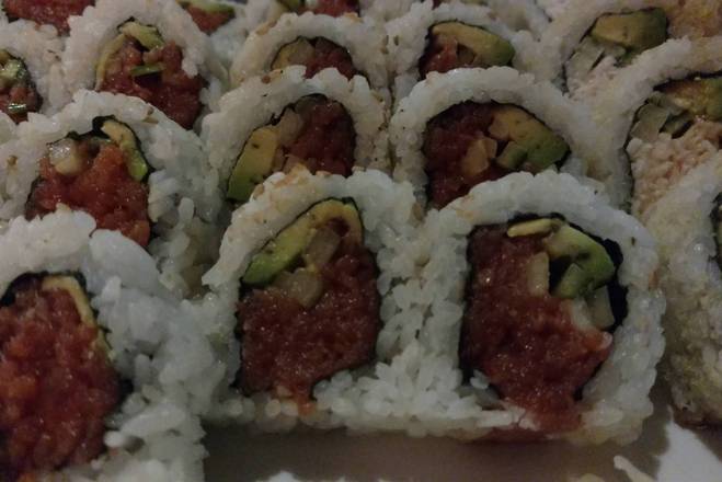 Order Spicy Tuna Roll food online from Nakama Sushi Restaurant & Lounge store, Goodyear on bringmethat.com
