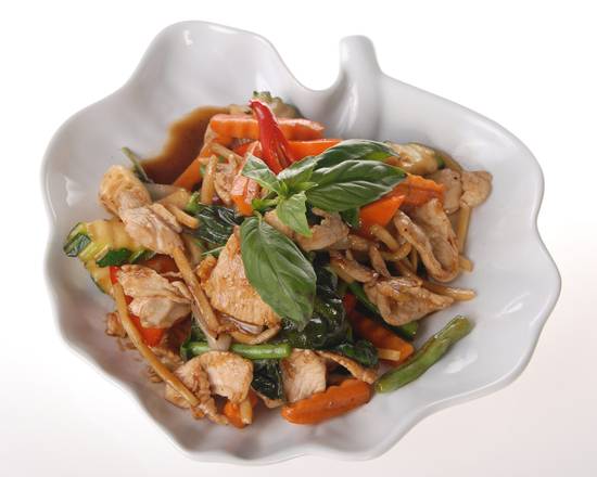 Stir Fry Chilli and Basil