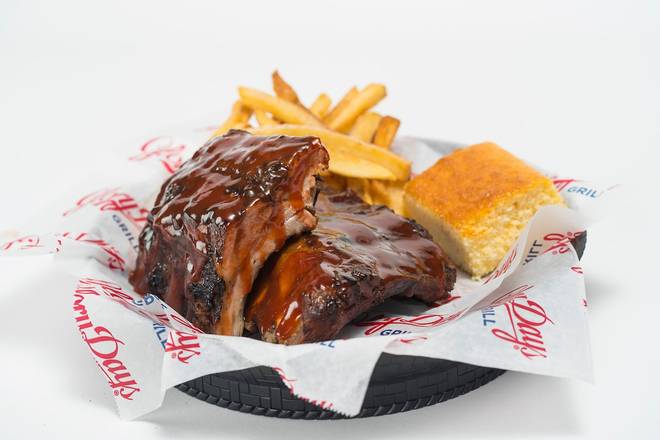 Order BBQ RIBS (Full Order) food online from Glory Days Grill store, Glen Burnie on bringmethat.com