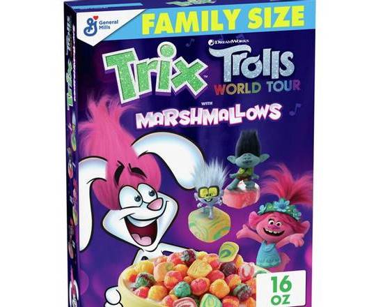 Order Trix Trolls w Marshmellos Family Size food online from Fresko Market store, Miami on bringmethat.com