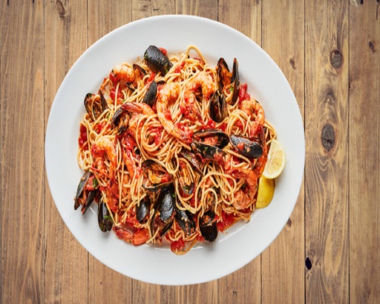 Spaghetti fruits de mer