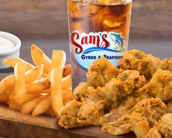 Order #8 Gizzards or Liver food online from Sam Gyro & Seafood store, Saint Petersburg on bringmethat.com