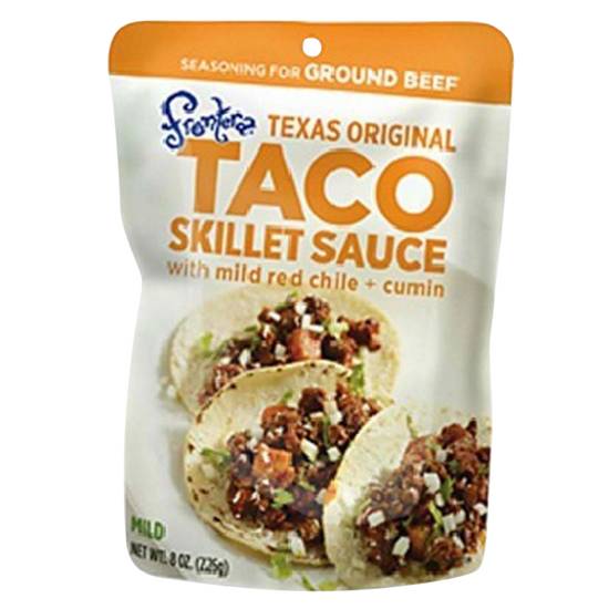 Order Frontera Foods New Mexico Taco Sauce Skillet 8oz food online from Drinks At Your Door by Gopuff store, Newton Highlands on bringmethat.com
