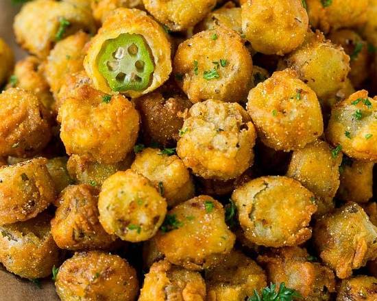 Order Okra food online from Wow Wings & Hibachi store, Spartanburg on bringmethat.com