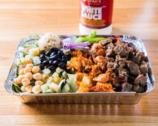 Order Combo over Rice Platter food online from Shah's Halal Food store, New Hyde Park on bringmethat.com