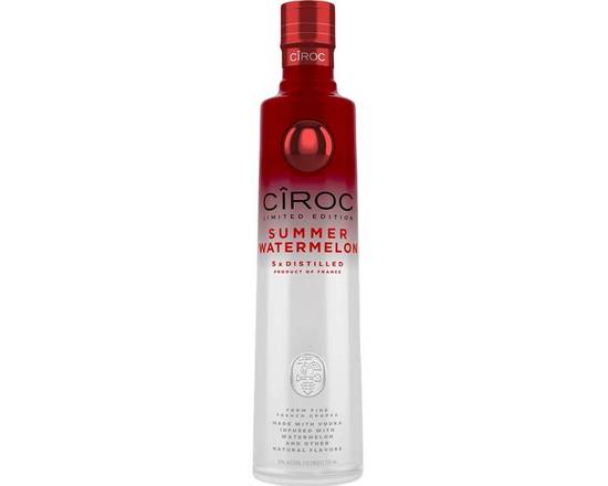 Order Ciroc Summer Watermelon, 750mL vodka (35% ABV) food online from Woodbury Wine & Spirits store, ORLANDO on bringmethat.com