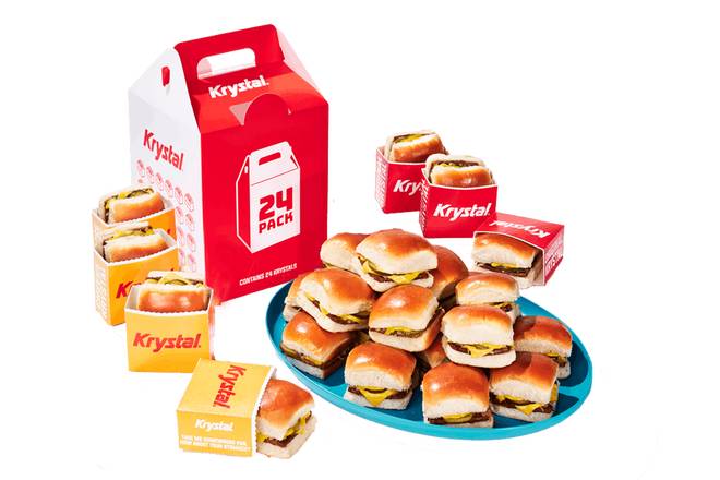 Order STEAMER PACK - 24 KRYSTALS food online from Krystal store, Jacksonville on bringmethat.com