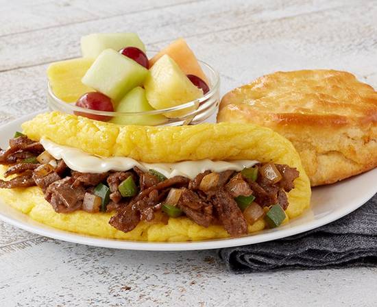 Order Omelet-Philly Cheesesteak food online from Huddle House store, Cleveland on bringmethat.com