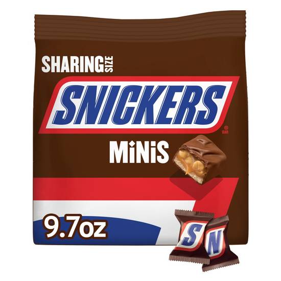 Order SNICKERS Mini Size Milk Chocolate Candy Bars, 9.7 oz Bag food online from Cvs store, LINCOLN on bringmethat.com