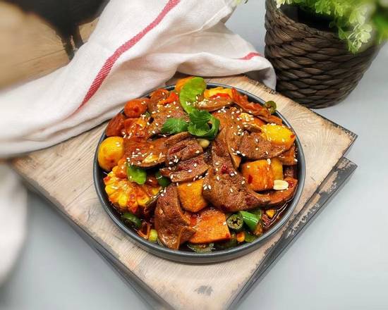 Order 提督香锅滑猪肝 TIDU pork liver pot ️️樂 food online from Fashion Wok store, Sunnyvale on bringmethat.com