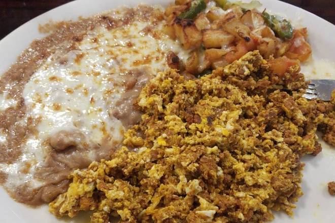 Order Huevos con Chorizo food online from Millan Ranchito Restaurant store, Huntington Park on bringmethat.com