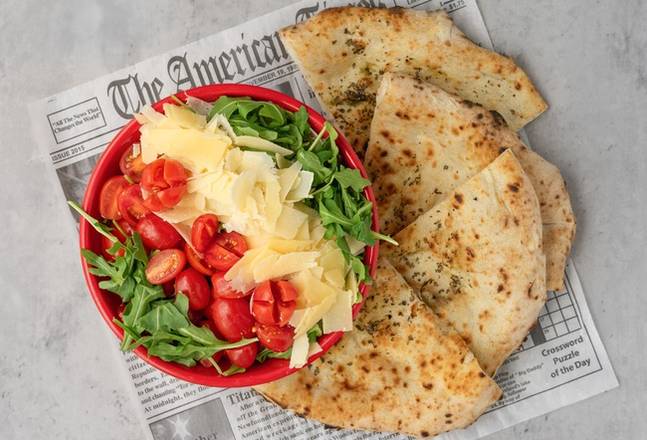 Order Arugula and Focaccia Salad food online from Pummarola store, Coral Gables on bringmethat.com
