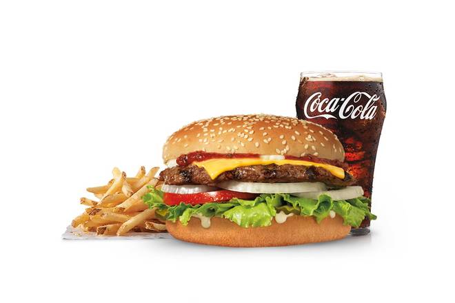 Order Famous Star® with Cheese Combo food online from Carl's Jr. store, Eureka on bringmethat.com