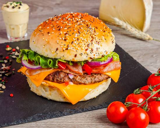 🥩🥓🍔 Burger Manhattan