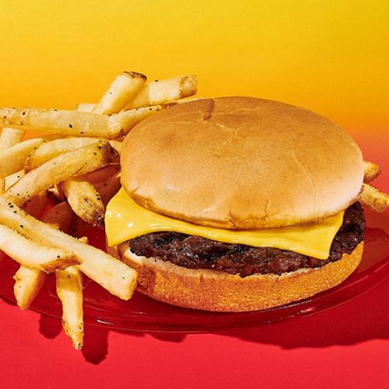 Order Kids Cheeseburger food online from Dave & Buster's store, Pelham Manor on bringmethat.com