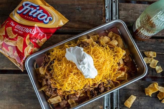 Order Regular Frito Pie food online from Cousins Bar-B-Q store, Fort Worth on bringmethat.com