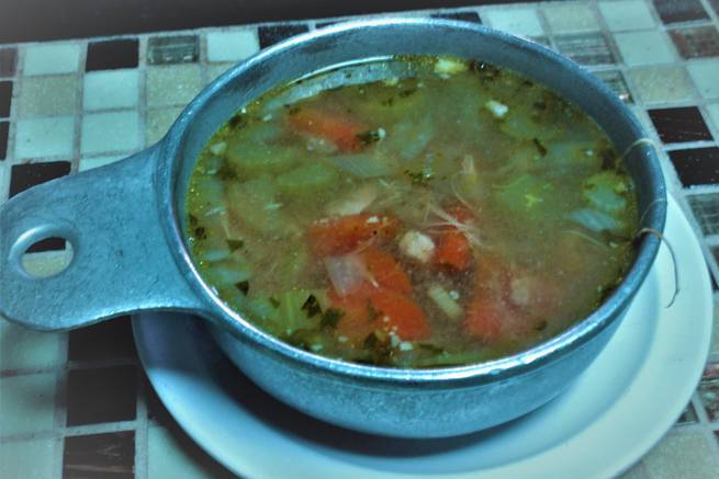 Order Chicken Soup Quart  food online from The Stone Soup Company (Ybor City) store, Tampa on bringmethat.com