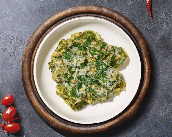 Order Cheese Tortellini with Basil Pesto  food online from Late Cravings store, Brentwood on bringmethat.com