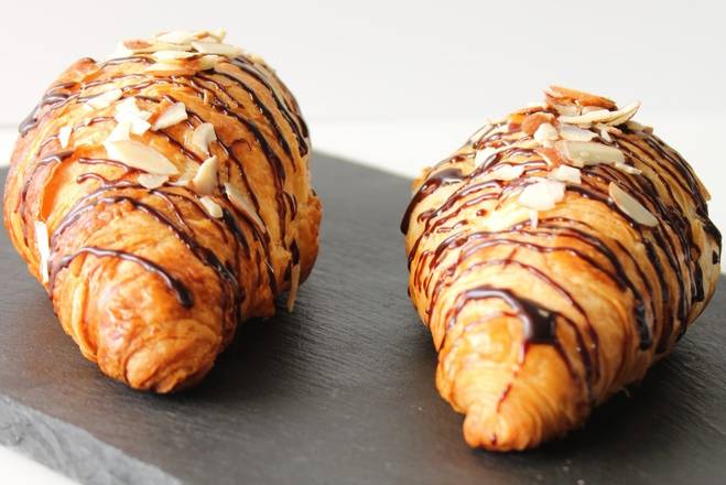 Order Croissant Choco Drizzle food online from Espresso Yourself Coffee Shop LLC store, Tampa on bringmethat.com
