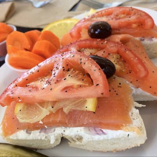 Order Sandwich food online from Bagel Nosh Deli store, Santa Monica on bringmethat.com