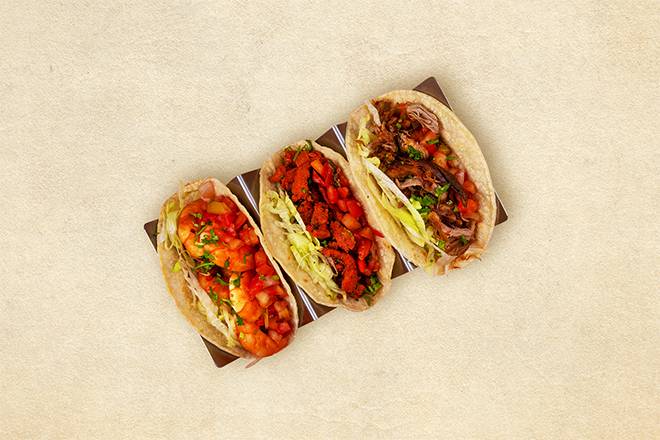 Order 3 Tacos food online from Taco Assembly store, Orlando on bringmethat.com