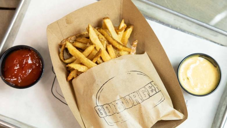 Order Small Fresh Cut French Fries food online from Go Burger store, Ridge on bringmethat.com