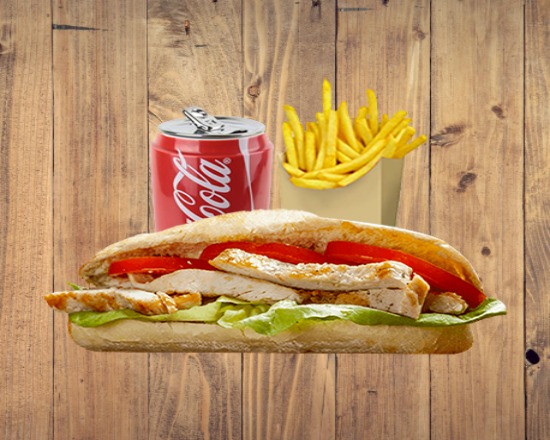 Menu Sandwich escalope