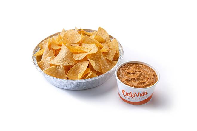 Order Chips & Refried Beans food online from Costa Vida store, Saint George on bringmethat.com
