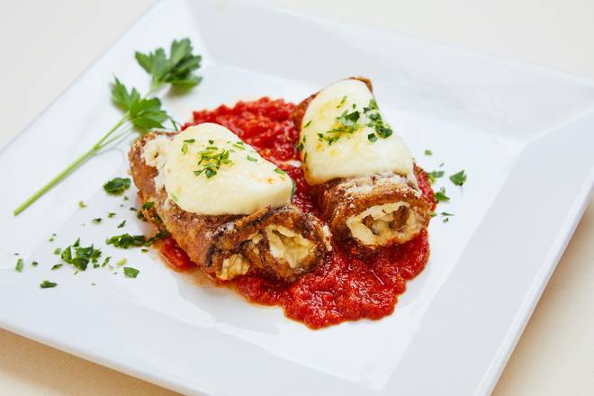Order Eggplant Rollatini food online from Caffe Abbracci store, Miami on bringmethat.com