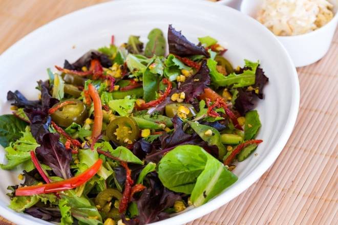 Order Fire Salad food online from Holy Schnitzel store, Aventura on bringmethat.com