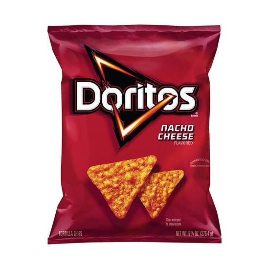 Order Doritos Nacho Cheese (9.75 oz) food online from Gilligan Retail store, Prescott on bringmethat.com