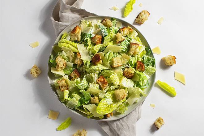Order Caesar Salad food online from Salads Here store, Emeryville on bringmethat.com