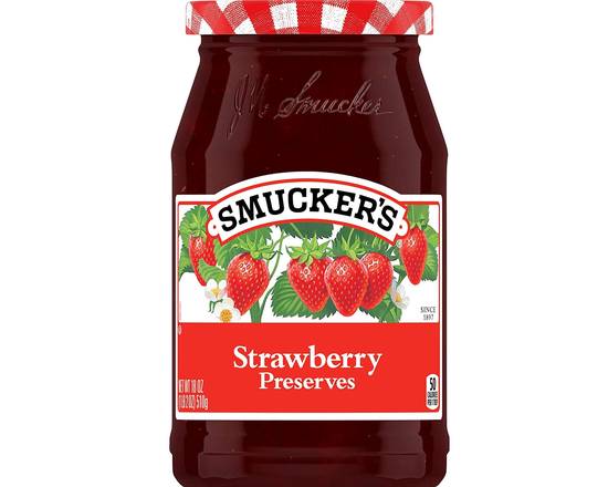 Order Smucker's Strawberry Preserves Jam 18 oz food online from Bay Supermarket store, Miami Beach on bringmethat.com