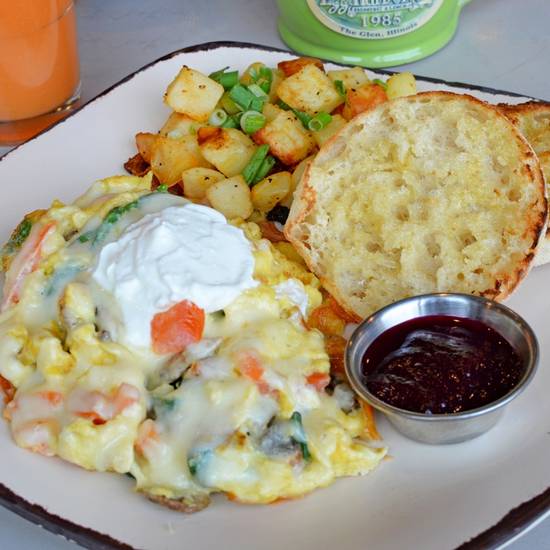 Order Garden Scrambler food online from Egg Harbor Cafe store, Libertyville on bringmethat.com