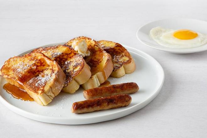 Order French Toast Combo* food online from Village Inn Pancake House store, Tampa on bringmethat.com