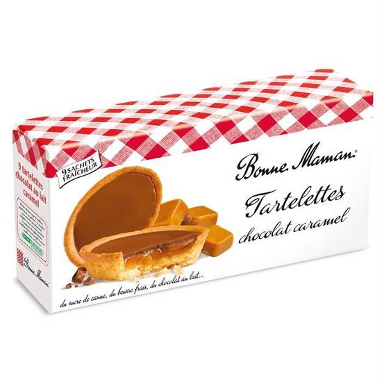 Tartelette chocolat lait caramel Bonne Maman 135 gr