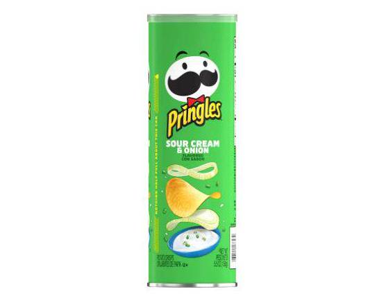 Order Pringles Sour Cream & Onion (5.5 oz) food online from Shell store, Tampa on bringmethat.com