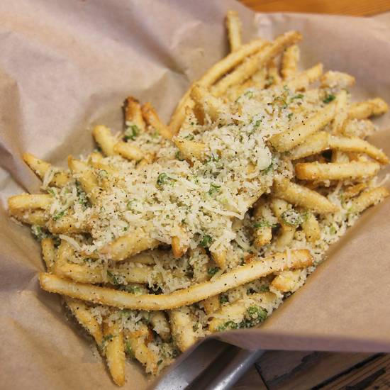 Order Garlic Cheese Fries food online from Kitchen Sooda store, Los Angeles on bringmethat.com