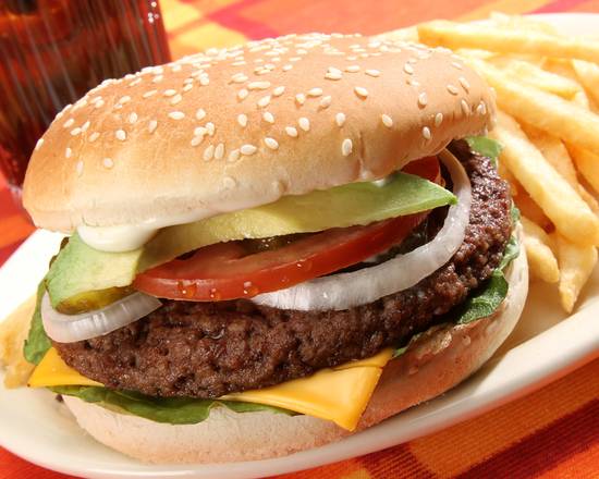 Order Burger Combo food online from Chihua Restaurant & Bar store, El Paso on bringmethat.com